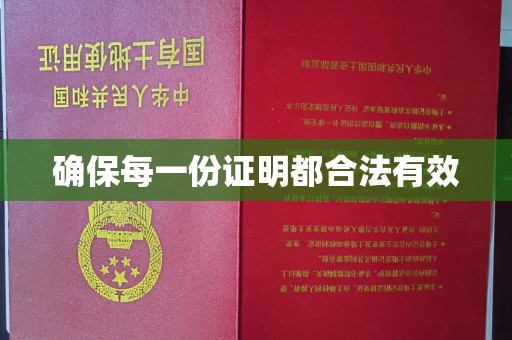 丽江确保每一份证明都合法有效