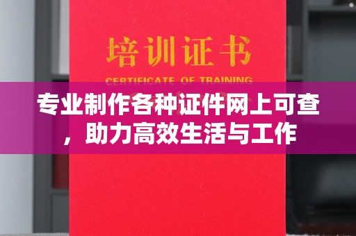 丽江专业制作各种证件网上可查，助力高效生活与工作