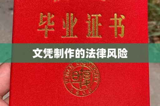 丽江文凭制作的法律风险
