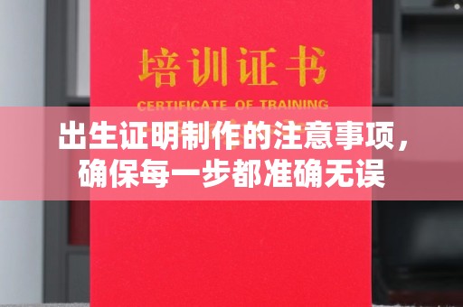 丽江出生证明制作的注意事项，确保每一步都准确无误