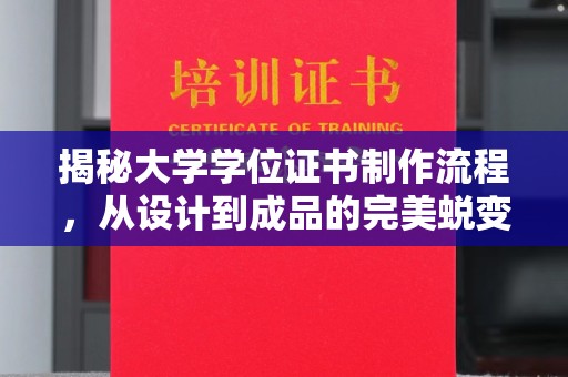 丽江揭秘大学学位证书制作流程，从设计到成品的完美蜕变