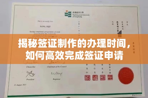 丽江揭秘签证制作的办理时间，如何高效完成签证申请