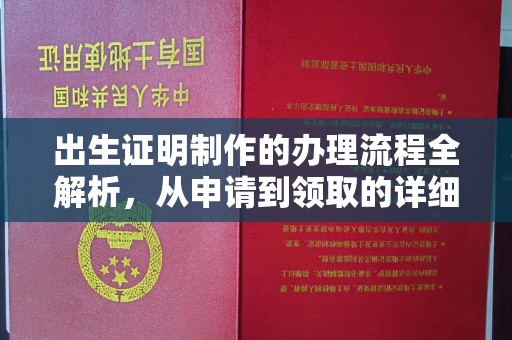 丽江出生证明制作的办理流程全解析，从申请到领取的详细指南