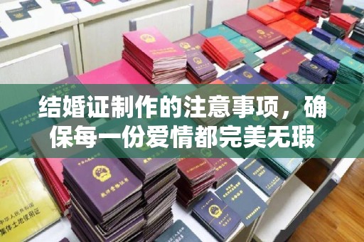 丽江结婚证制作的注意事项，确保每一份爱情都完美无瑕