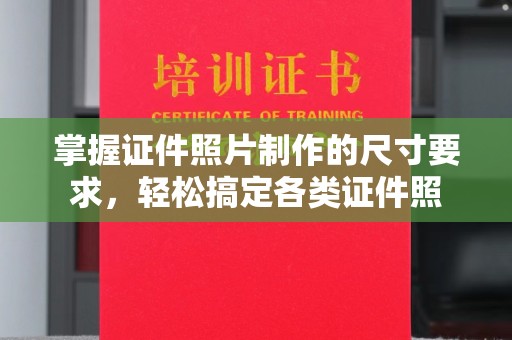 丽江掌握证件照片制作的尺寸要求，轻松搞定各类证件照